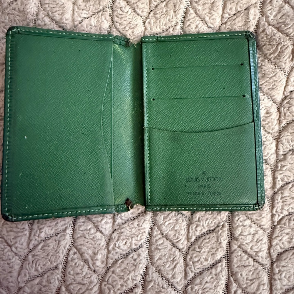 Louis Vuitton Epi Leather Pocket Organizer - Vintage Borneo Green - RARE - Picture 3 of 6